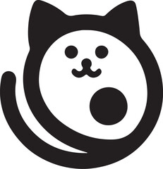 Cat   simple icon. Vector ICON all icon Viktor