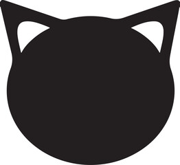 Cat   simple icon. Vector ICON all icon Viktor