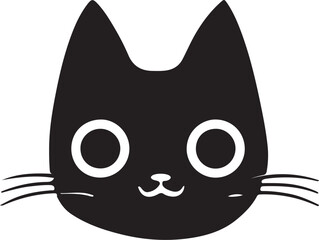 Cat   simple icon. Vector ICON all icon Viktor
