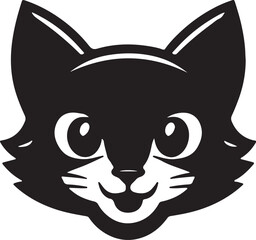 Cat   simple icon. Vector ICON all icon Viktor
