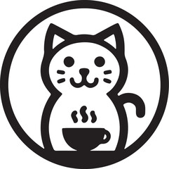 Cat   simple icon. Vector ICON all icon Viktor