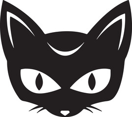 Cat   simple icon. Vector ICON all icon Viktor