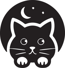 Cat   simple icon. Vector ICON all icon Viktor