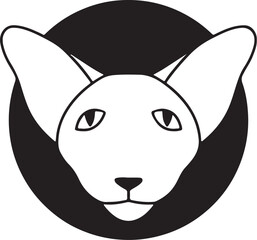 Cat   simple icon. Vector ICON all icon Viktor