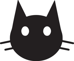 Cat   simple icon. Vector ICON all icon Viktor