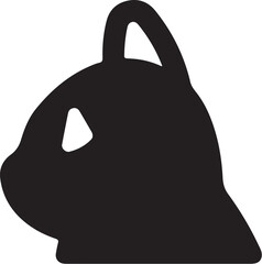 Cat   simple icon. Vector ICON all icon Viktor
