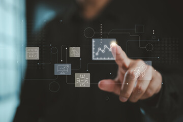 Touching interactive analytics to drive business growth and AI insights.