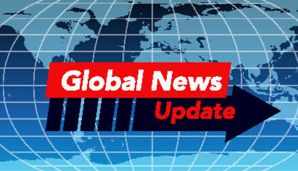 Global News Update Illustration