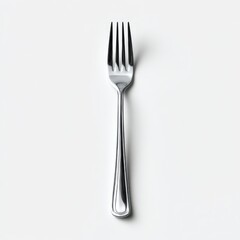 Close up of a shiny metal fork