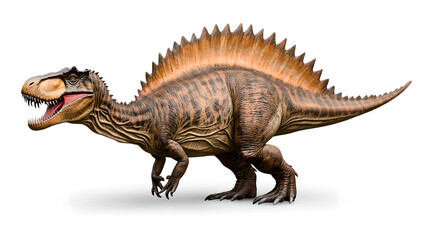 Fototapeta premium Detailed Digital Rendering of a Spinosaurid Dinosaur