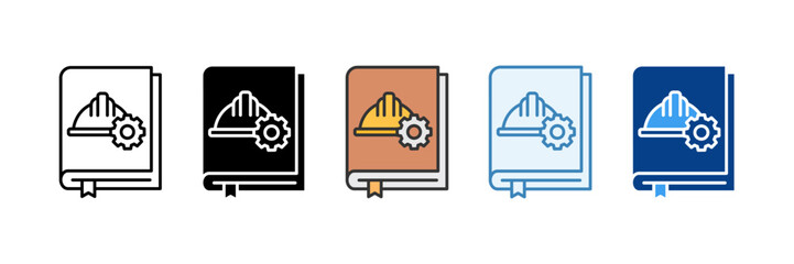 Manual Book  Icon Element For Design