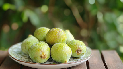 Figs on a plate