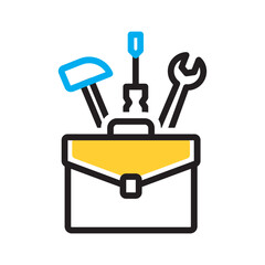 Vector multi color icon for Brand toolkit
