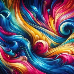 Vibrant Waves attention grabbing effect