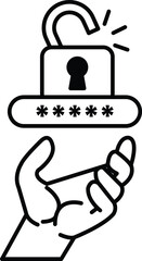 hand holding a key that is above a lock