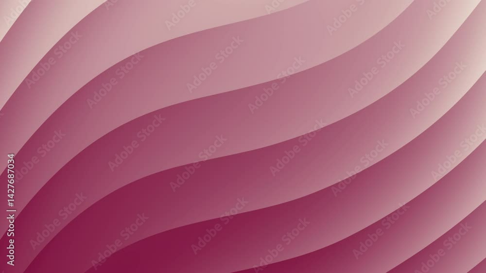 Poster a smooth, wavy gradient pattern in shades of pink, creating a soft and modern visual appeal.