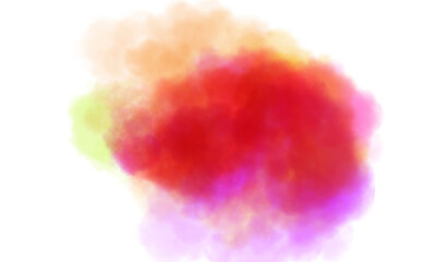 Color smoke effect isolated on transparent white background. blue magic mist cloud fog. Colorful powder dust. Smoke border, Vapor, Smoke PNG for overlay, decoration, covering. Design elements