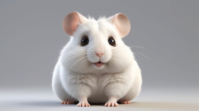 white hmaster 3d illustration