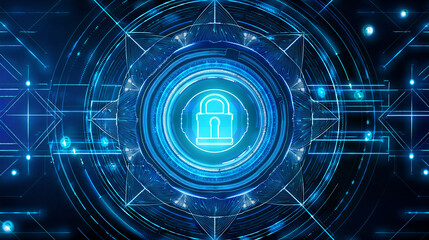 Seamless Cyber Security Matrix Texture

