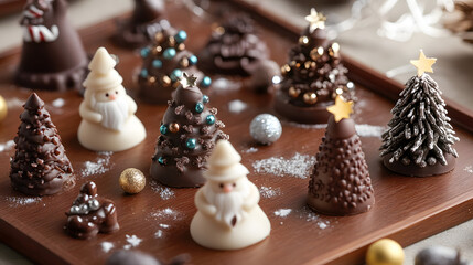 Minimalist style Christmas,Christmas, decoration, Christmas tree,holiday, xmas,winter, decorations,celebration, presents,gift, Santa Claus,ornaments,december,seasonal,art,happy,new year