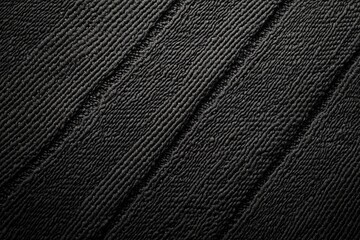 Dark Gray Textured Fabric with Diagonal Ribbing