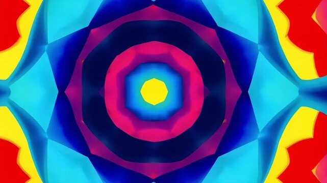 A colorful abstract painting with a lot of different colors. The painting is full of different shapes and patterns, and it looks like it's made up of many different pieces