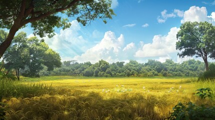 field. flower. garden. scenery