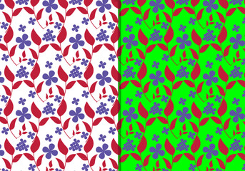 Seamless Floral Pattern Design | Elegant Botanical Decorative Background