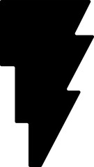 Rounded Filled Flash Icon