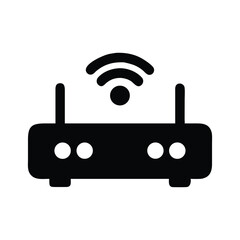 Obraz premium Wireless Router Icon
