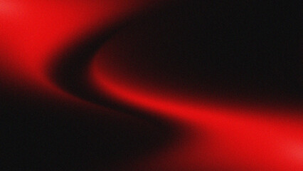 red and black color gradient  backgroundeith curved pattern and texture noise grains