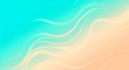 Fluid Pastel Gradient Background With Soft Waves And Blended Colors