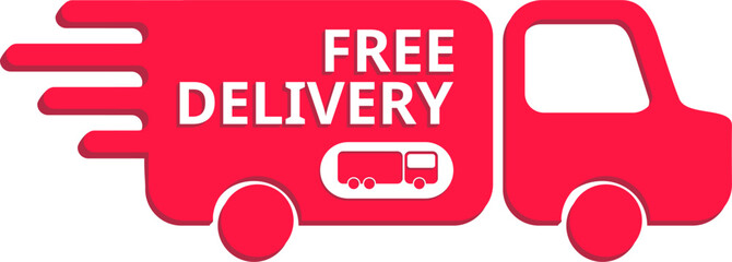 Free Delivery Label