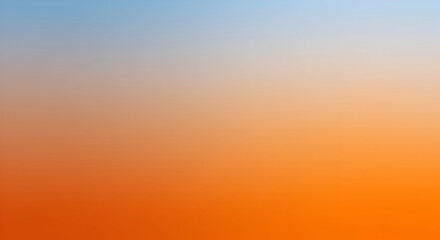 Vibrant Hues A Breathtaking Gradient From Warm Orange To Tranquil Sky Blue