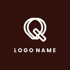 Minimalist Letter Q Logo with Balloon Design