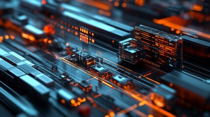 Real-time shipment analysis closeup on digital tracking systems and supply chain management visualization