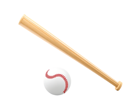 Baseball Bat and Ball