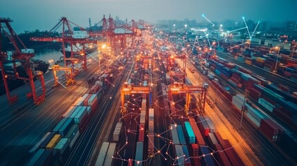 Establishing a global logistics network map for freight forwarding enhancing efficiency and connectivity in the transport industry