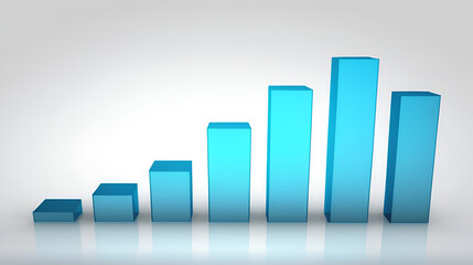 Slowly rotating, animated 3D bar graph, with transparency mask. Long, with lots of frames for retiming flexibility.
