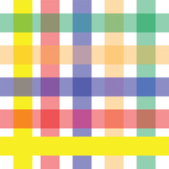 Colorful tartan plaid patterns perfectly aligned repeating designs for prints and web backgrounds