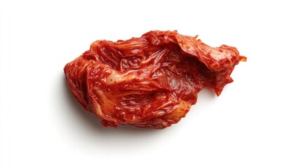 Obraz premium Fermented cabbage dish, vibrant red color