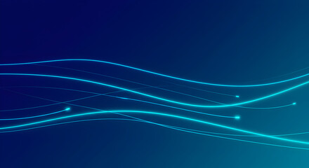 Abstract Background Featuring Glowing Lines in Dynamic Motion Gradient Design