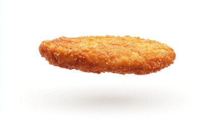 Crispy, golden-brown, breaded patty