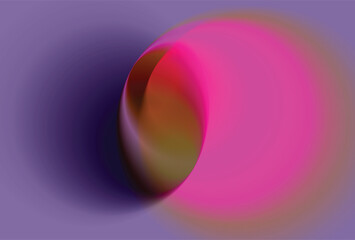 Red blue gradient background with shapes