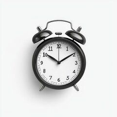 Vintage Black Alarm Clock - Simple and Stylish