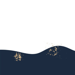 Obraz premium Wave Blue Elegant Spotting