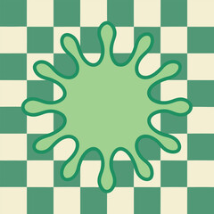 Green Flower Icon Eco Friendly Nature Design