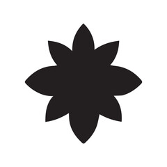 Silhouette Flower Outline Shape Nature Design