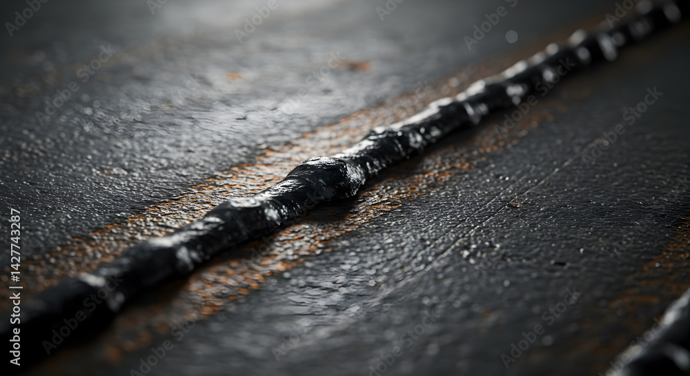 Poster dark industrial element on a rough texture surface for digital use
