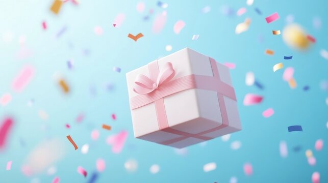 pink gift box